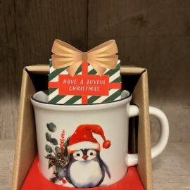 Alternative view of Cadeauset 'Joyful Christmas' - Beker + hot chocolatemix (vanille)