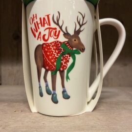 Alternative view of Beker-cadeauset 'Oh what a Joy' - Beker + hot chocolatemix (vanille), koekjes & lepeltje