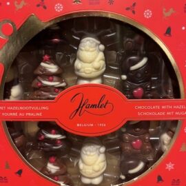 Alternative view of Hamlet Belgische chocolade - luxe kerstfiguren praliné 195 gram