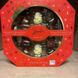 Hamlet Belgische chocolade - luxe kerstfiguren praliné 195 gram